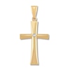 Thumbnail Image 1 of Cross Charm with Diamond Accent 14K Yellow Gold