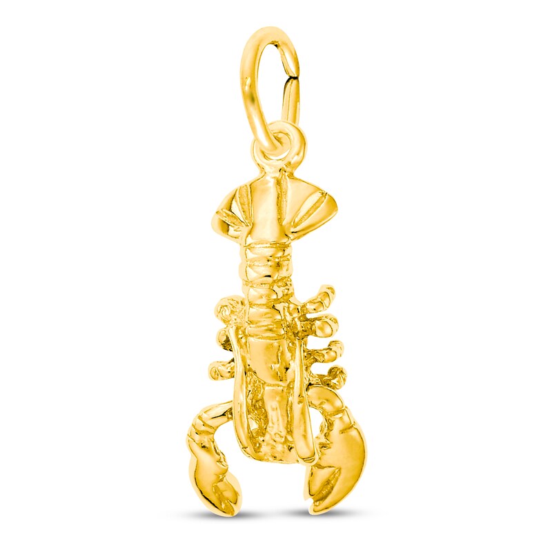 Lobster Charm 14K Yellow Gold