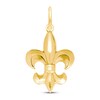 Fleur-de-Lis Charm 14K Yellow Gold