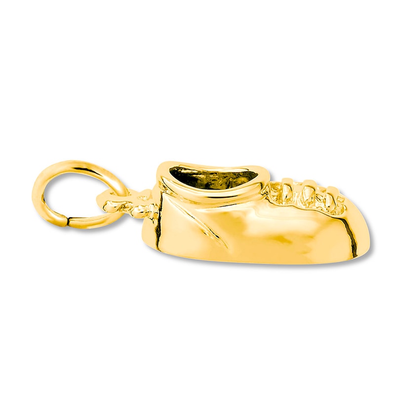 Baby Shoe Charm 14K Yellow Gold