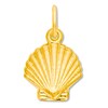 Sea Shell Charm 14K Yellow Gold