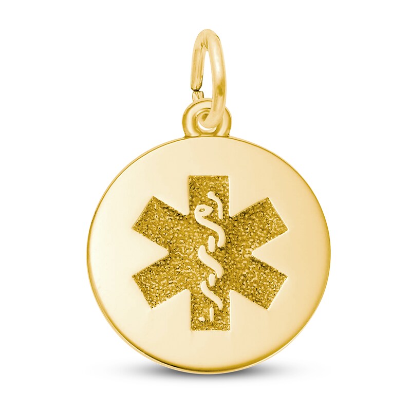 Medical Symbol Charm 14K Yellow Gold