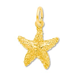 Starfish Charm 14K Yellow Gold