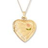 Thumbnail Image 0 of Heart Locket 14K Yellow Gold 18"