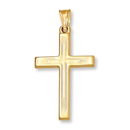 Cross Charm 14K Yellow Gold