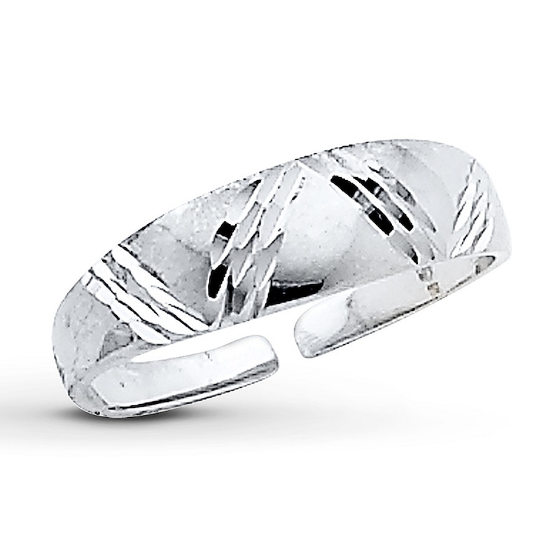 Main Image 1 of Toe Ring 14K White Gold