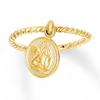 Thumbnail Image 1 of Dangle Ring Angel Charm 14K Yellow Gold