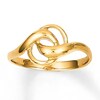 Spiral Knot Ring 14K Yellow Gold