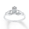 Thumbnail Image 1 of Claddagh Ring 14K White Gold