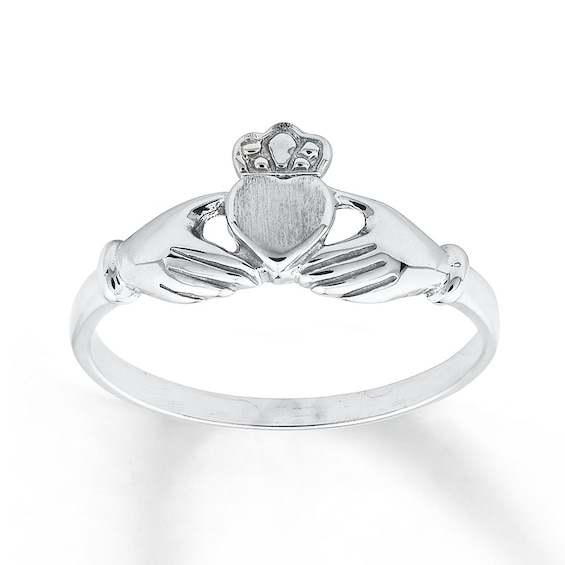 Claddagh Ring 14K White Gold | Jared