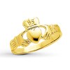 Claddagh Ring 14K Yellow Gold