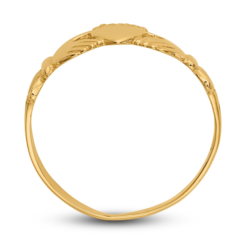 Main Image 2 of Women's Claddagh Ring 14K Yellow Gold