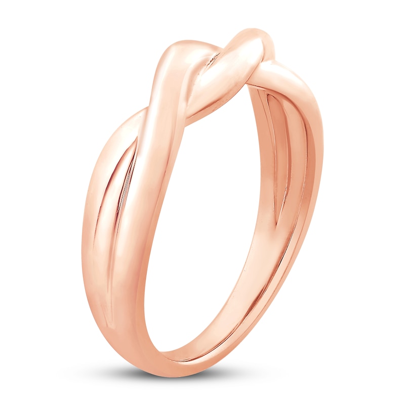 Twist Ring 10K Rose Gold