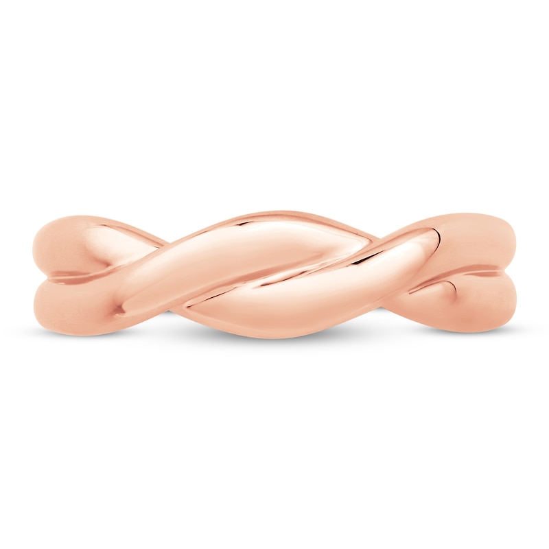 Twist Ring 10K Rose Gold