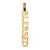 Thumbnail Image 1 of Alex Woo Mini X BLESSED Charm 14K Yellow Gold