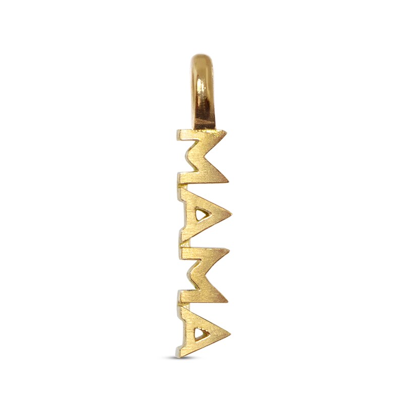 Alex Woo Mini X MAMA Charm 14K Yellow Gold