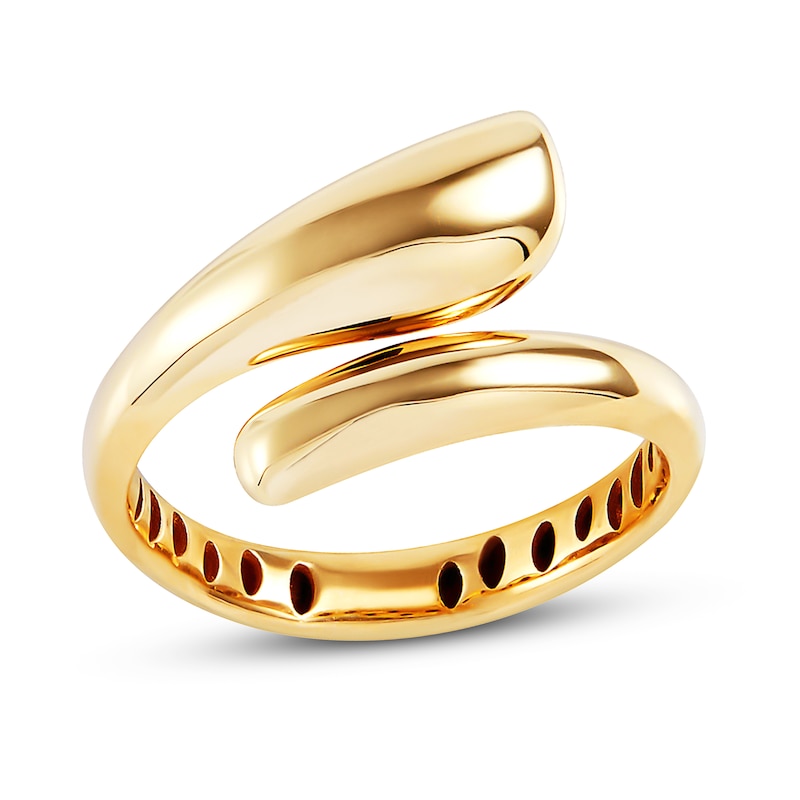 Main Image 1 of Italia D'Oro Snake Ring 14K Yellow Gold