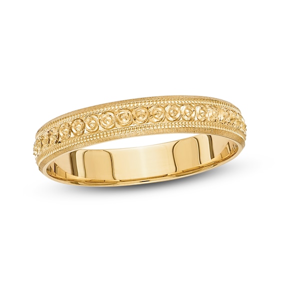 Design Wedding Band 14K Yellow Gold