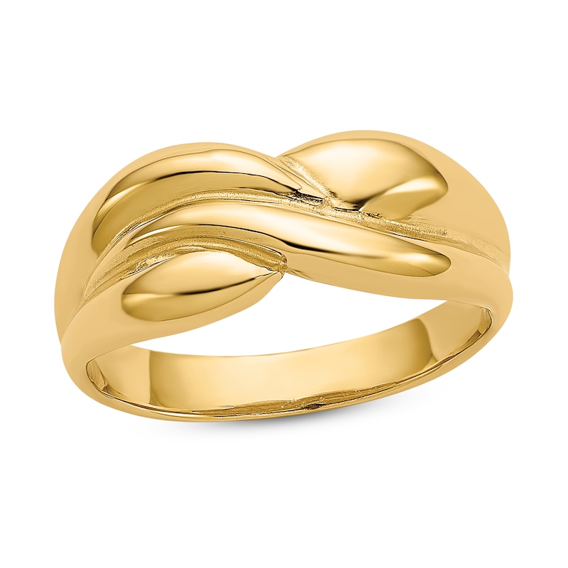 Main Image 1 of Polished Ring 14K Yellow Gold