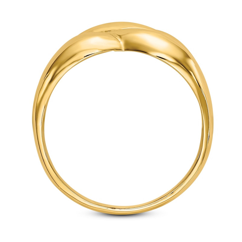 Main Image 2 of Polished Ring 14K Yellow Gold