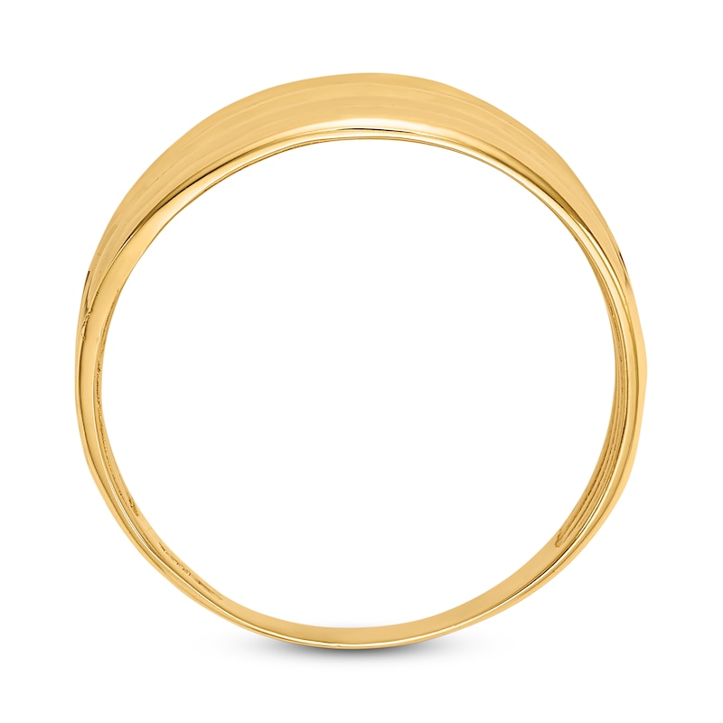 Main Image 2 of Polished Dome Ring 14K Yellow Gold