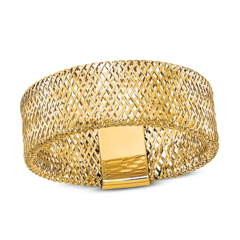 Main Image 1 of Polished Stretch Ring 14K Yellow Gold