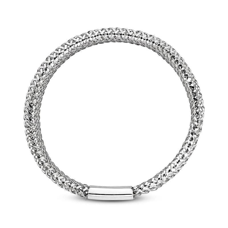 Main Image 2 of Polished Stretch Ring 14K White Gold