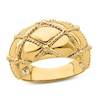 Thumbnail Image 0 of Quilted Rope Dome Ring 14K Yellow Gold