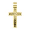 Thumbnail Image 4 of Men's Diamond Charm 1 ct tw Round 10K Yellow Gold/Rhodium