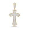 Men's Diamond Charm 1/2 ct tw Round 10K Yellow Gold