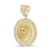 Thumbnail Image 2 of Men's Diamond Charm 1/2 ct tw Round 10K Yellow Gold