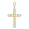 Thumbnail Image 1 of Men's Diamond Charm 1/3 ct tw Round 10K Yellow Gold