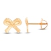 Thumbnail Image 1 of Children's Tiny Bow Stud Earrings 14K Yellow Gold