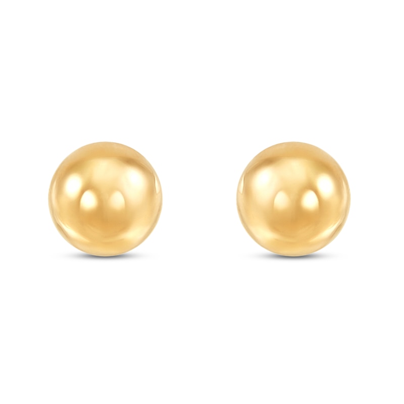 Children's Ball Stud Earrings 14K Yellow Gold