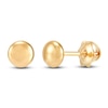 Thumbnail Image 0 of Children's Flat Ball Stud Earrings 14K Yellow Gold