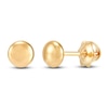 Thumbnail Image 1 of Children's Flat Ball Stud Earrings 14K Yellow Gold