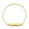 Thumbnail Image 1 of Rectangle ID Bracelet 14K Yellow Gold 6"