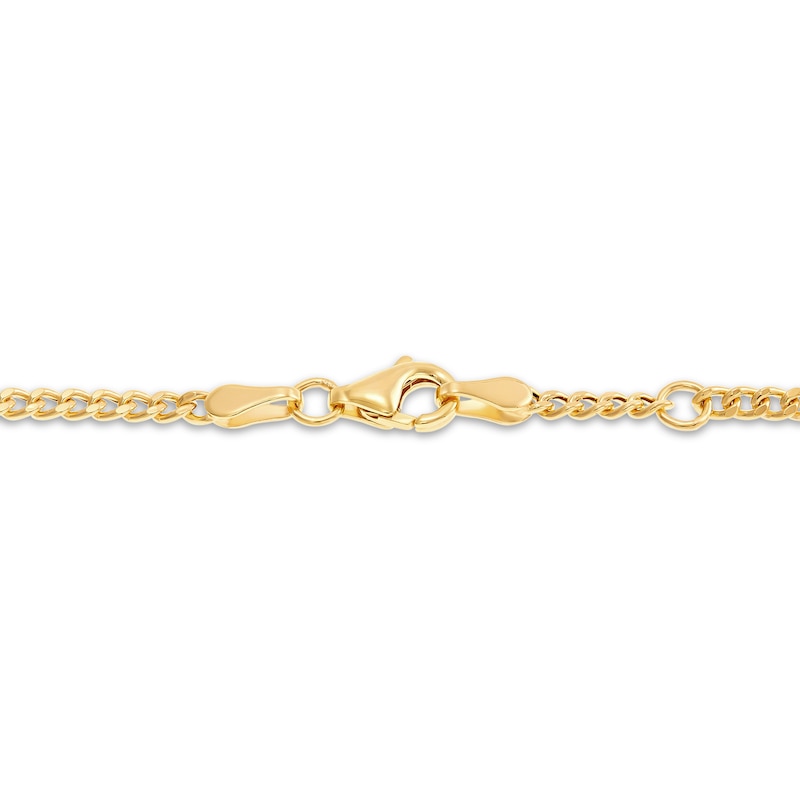 Main Image 2 of Children's ID Bracelet 14K Yellow Gold 6"