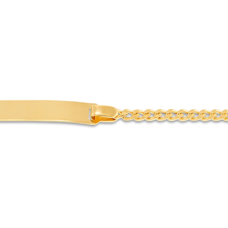 Children's ID Bracelet 14K Yellow Gold 6"