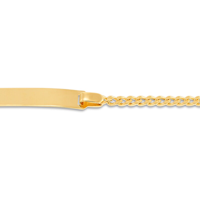 Main Image 3 of Children's ID Bracelet 14K Yellow Gold 6"