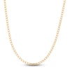 Thumbnail Image 1 of Children's Hollow Curb Link Necklace 14K Yellow Gold 13" 3.2mm