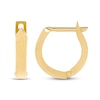 Thumbnail Image 0 of Children's Oval Hoop Earrings 14K Yellow Gold