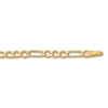 Thumbnail Image 2 of Children's Hollow Figaro Link Bracelet 14K Yellow Gold 6"
