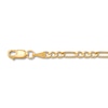 Thumbnail Image 2 of Children's Hollow Figaro Link Bracelet 14K Yellow Gold
