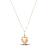 Thumbnail Image 0 of Children's Puffy Heart Pendant Necklace 14K Yellow Gold