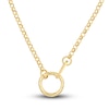 Thumbnail Image 2 of Medium Oval Push Charm 14K Yellow Gold