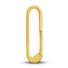 Thumbnail Image 1 of Large Oval Push Charm 14K Yellow Gold