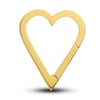 Thumbnail Image 1 of Heart Push Lock Charm 14K Yellow Gold