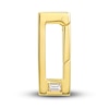 Thumbnail Image 0 of Rectangle Push Lock Charm 1/10 ct tw Diamonds 14K Yellow Gold