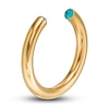 Thumbnail Image 2 of Stella Valle December Birthstone Ring Teal Crystal 18K Gold-Plated Brass
